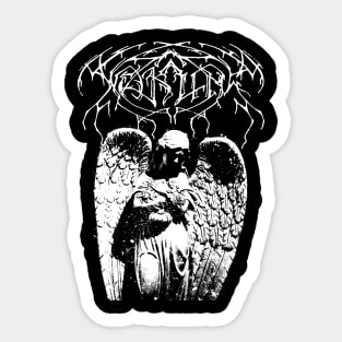 Weakling metal Sticker